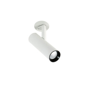 Recessed ceiling light Lux Bocca White 3000K – minimalist recessed ceiling light in white