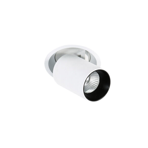 Recessed ceiling light Lux Merge 4000K – minimalist recessed ceiling light in white