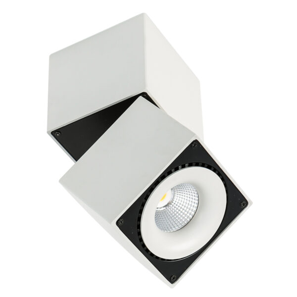 Surface mounted ceiling light Lux Sevilla Square Ceiling 3000K – surface mounted ceiling lights in white