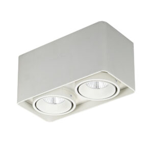Surface mounted ceiling light Lux Bonnie 20w – surface mounted ceiling lights in white and aluminum