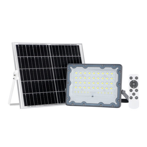 Solar light Lux Tiara – solar lights in grey and aluminum