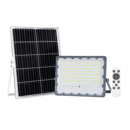 Solar light Lux Tiara 300w – solar lights in grey and aluminum