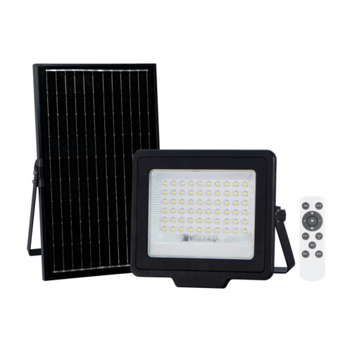 Solar light Lux Norla 200w – solar lights in black and plastic