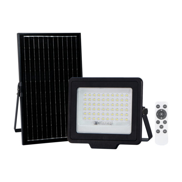 Solar light Lux Norla 200w – solar lights in black and plastic