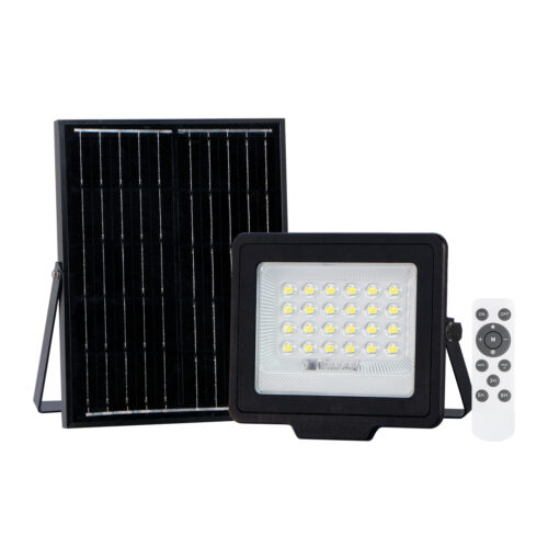 Solar light Lux Norla – solar lights in black and plastic
