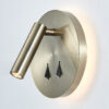 Bedside lamp Lux Nelly 9W – bedside lamps in antique bronze and steel