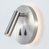 Bedside lamp Lux Nelly – bedside lamps in satin nickel and steel