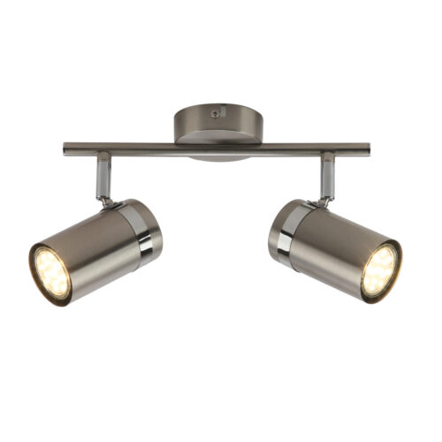 Spotlight Lux Palmoni 35w – focused LED spotlight in nickel satin