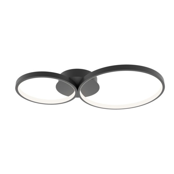 Spotlight Lux Maver – focused LED spotlight in black and steel