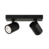 Spotlight Lux Lumsi – focused LED spotlight in sandblasted black