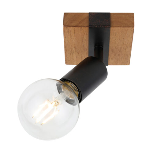 Spotlight Lux Molini – focused LED spotlight in black