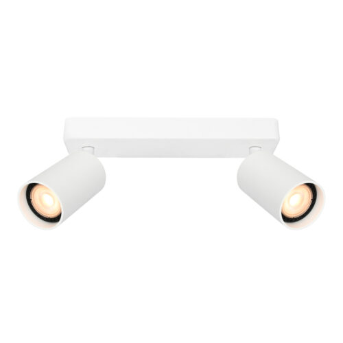 Spotlight Lux Nesto – focused LED spotlight in sandy white and steel
