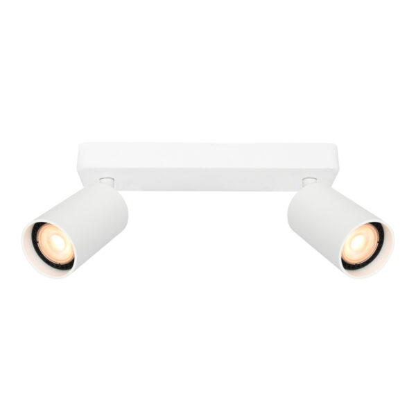 Spotlight Lux Nesto – focused LED spotlight in sandy white and steel