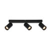 Spotlight Lux Nesto – focused LED spotlight in sandblasted black and steel