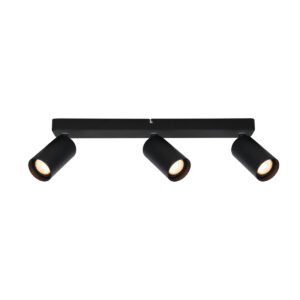Spotlight Lux Nesto – focused LED spotlight in sandblasted black and steel