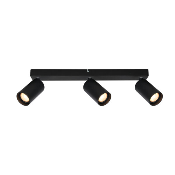 Spotlight Lux Nesto – focused LED spotlight in sandblasted black and steel