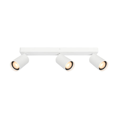 Spotlight Lux Nesto – focused LED spotlight in sandy white and steel