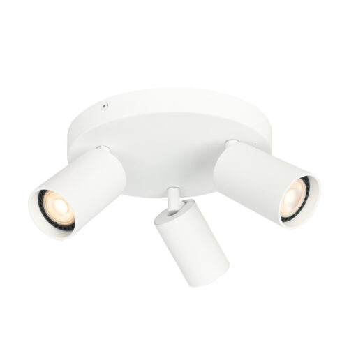 Spotlight Lux Nesto – focused LED spotlight in sandy white and steel