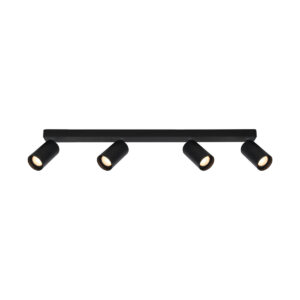 Spotlight Lux Nesto – focused LED spotlight in sandblasted black and steel