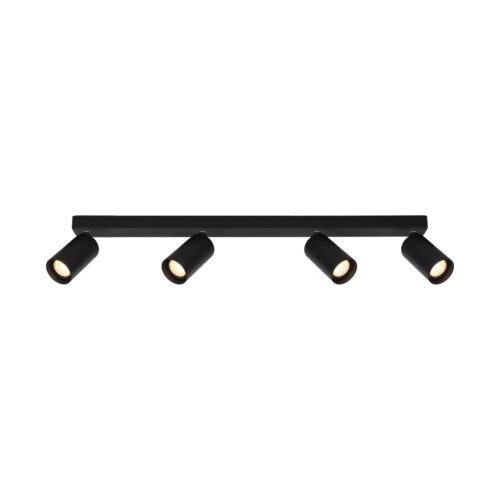 Spotlight Lux Nesto – focused LED spotlight in sandblasted black and steel