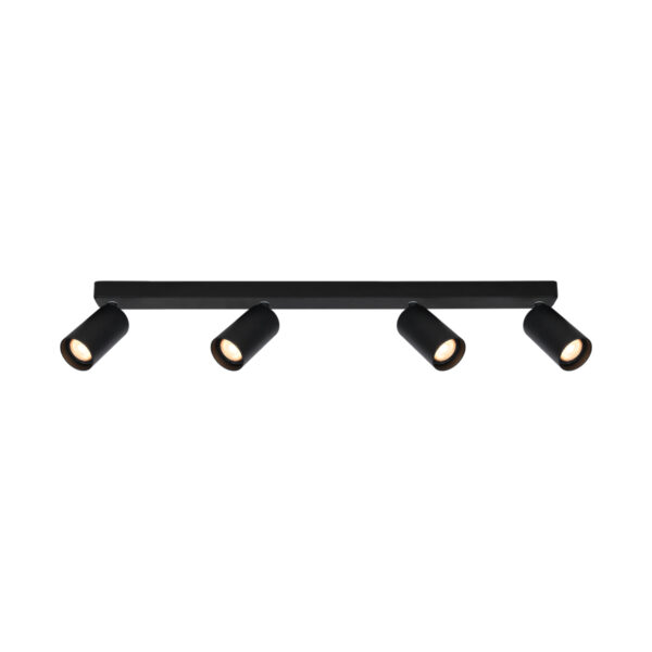Spotlight Lux Nesto – focused LED spotlight in sandblasted black and steel