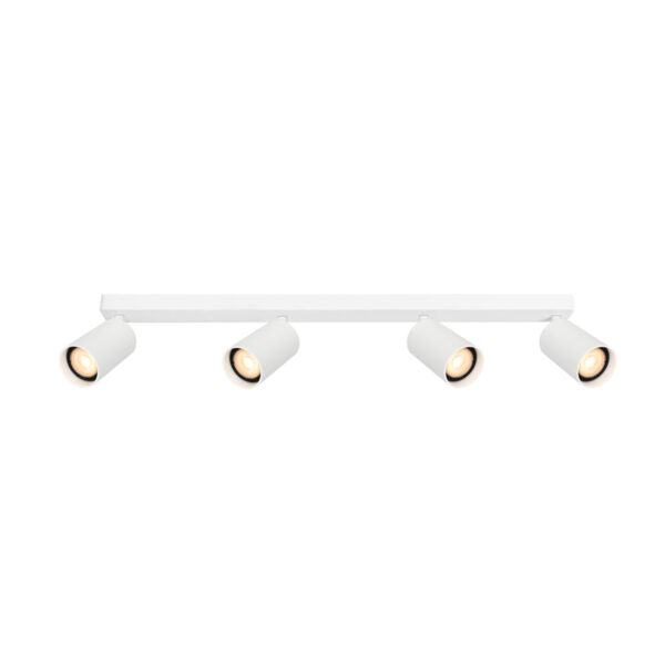 Spotlight Lux Nesto – focused LED spotlight in sandy white and steel