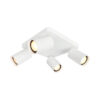 Spotlight Lux Nesto – focused LED spotlight in sandy white and steel