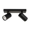 Spotlight Lux Laconi – focused LED spotlight in black