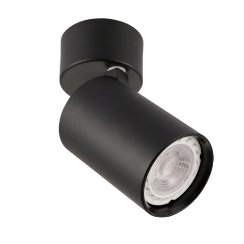 Spotlight Lux Laconi – focused LED spotlight in black