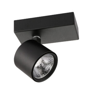 Spotlight Lux Boniva – focused LED spotlight in black
