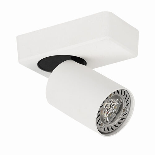 Spotlight Lux Federica – focused LED spotlight in sand white