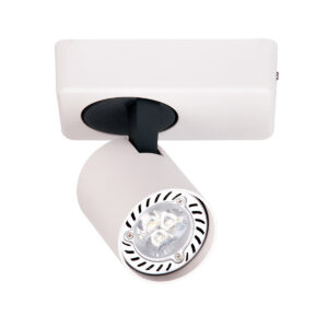 Spotlight Lux Elvira – focused LED spotlight in sand white