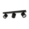 Spotlight Lux Karlota – focused LED spotlight in black and steel