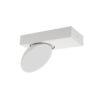 Spotlight Lux Castelio – focused LED spotlight in white and aluminum