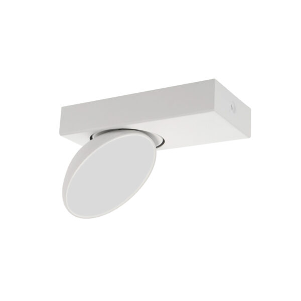 Spotlight Lux Castelio – focused LED spotlight in white and aluminum