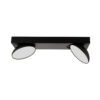 Spotlight Lux Castelio – focused LED spotlight in black and aluminum