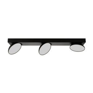 Spotlight Lux Castelio – focused LED spotlight in black and aluminum