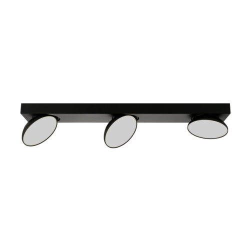 Spotlight Lux Castelio – focused LED spotlight in black and aluminum