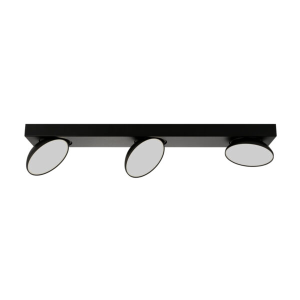 Spotlight Lux Castelio – focused LED spotlight in black and aluminum