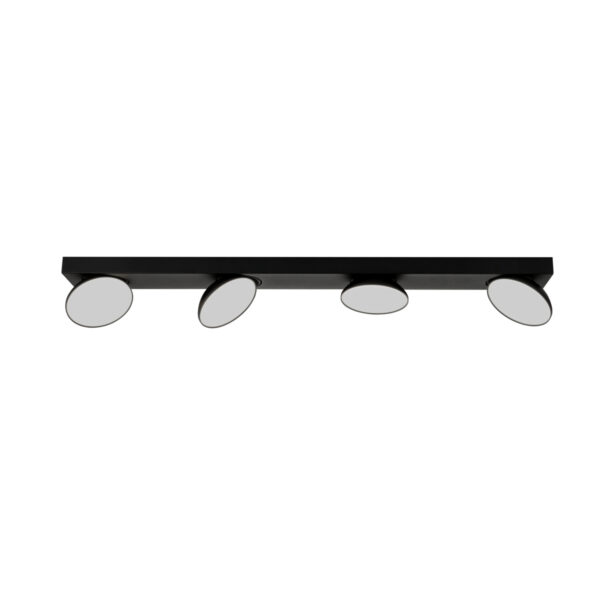Spotlight Lux Castelio – focused LED spotlight in black and aluminum