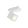 Spotlight Lux Aveiro – focused LED spotlight in white and steel