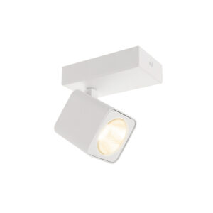 Spotlight Lux Aveiro – focused LED spotlight in white and steel