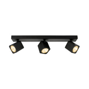 Spotlight Lux Aveiro – focused LED spotlight in black and steel