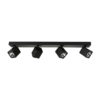 Spotlight Lux Aveiro – focused LED spotlight in black and steel