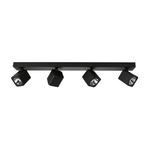 Spotlight Lux Aveiro – focused LED spotlight in black and steel