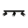Spotlight Lux Selma – focused LED spotlight in black and steel