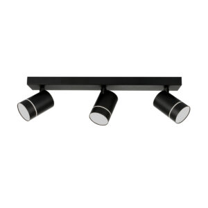 Spotlight Lux Selma – focused LED spotlight in black and steel