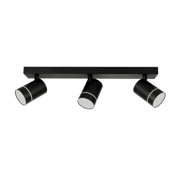Spotlight Lux Selma – focused LED spotlight in black and steel