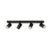 Spotlight Lux Selma – focused LED spotlight in black and steel