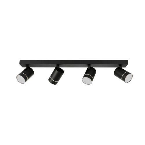 Spotlight Lux Selma – focused LED spotlight in black and steel